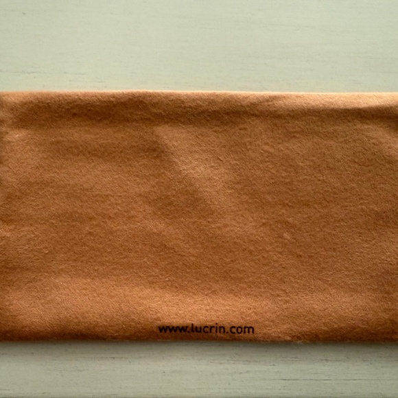Lucrin Geneva Phone or Phone Case Suede Bag (Great For Small Items) Good Condit. - Picture 2 of 3